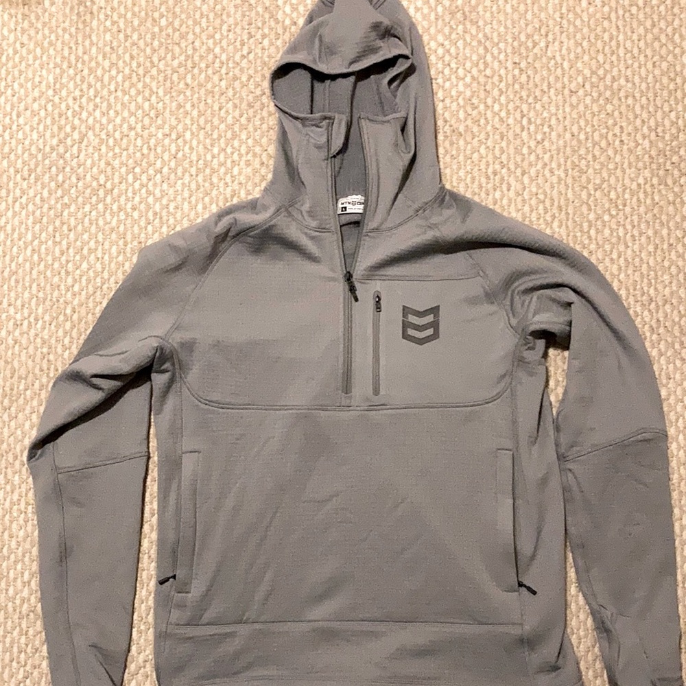 MTN OPS mid mountain grid fleece pullover